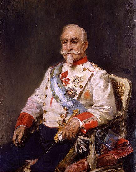 Ignacio Pinazo Camarlench Retrato del Conde Guaki Spain oil painting art